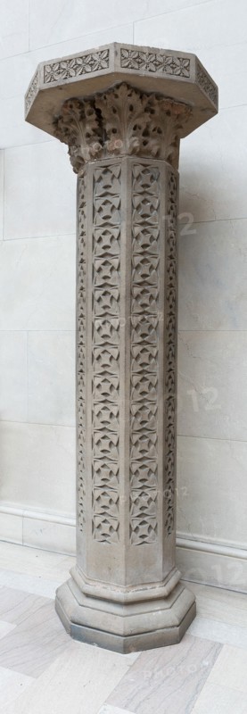 Garrick Theater, Chicago, Illinois, Exterior Column, 1891-92. Creator: Adler & Sullivan.