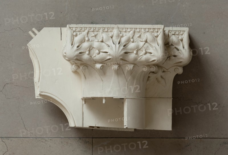 Auditorium Building: Column Capital and Portion of a Frieze, 1887-89. Creator: Adler & Sullivan.