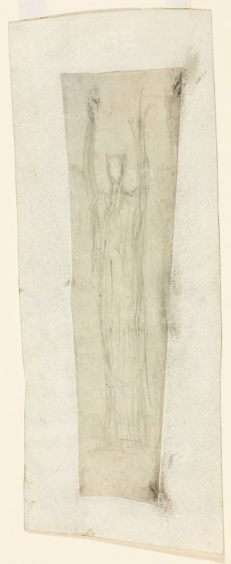 Statue of the Republic, Chicago, Illinois, Preliminary Sketch, 1891. Creator: Augustus Saint-Gaudens.