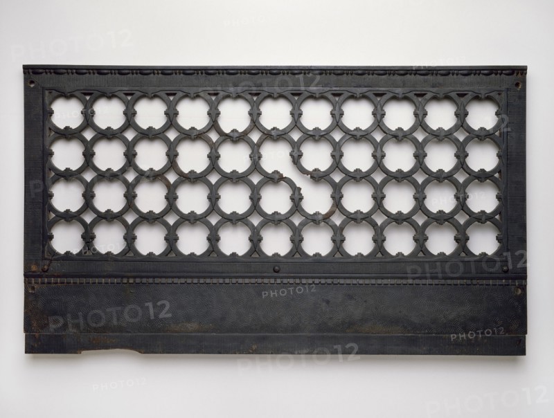 Marquette Building: Elevator Grille Base, 1893/95. Creator: Holabird & Roche.