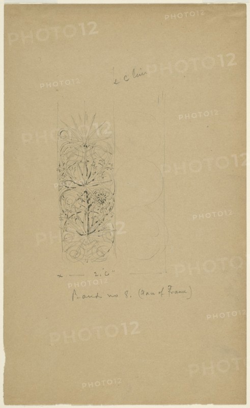 McVickers Theater, Chicago, Illinois, Sketch, c. 1883-1891. Creator: Louis Sullivan.