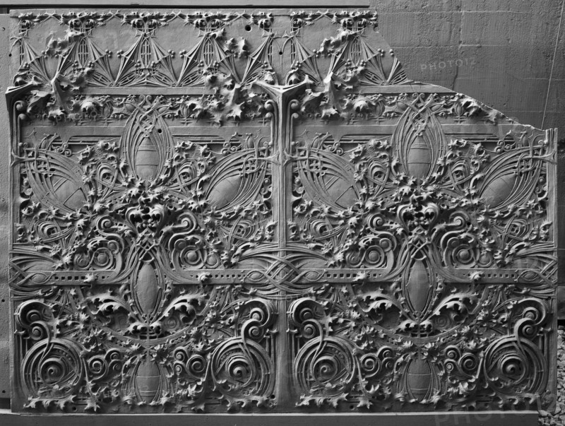Spandrel Panel from the Gage Building, Chicago, Illinois, 1898-1899. Creator: Louis Sullivan.