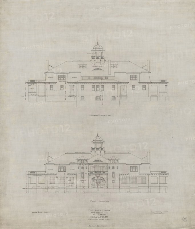 Ravinia Refectory, 1904. Creator: Peter Joseph Weber.