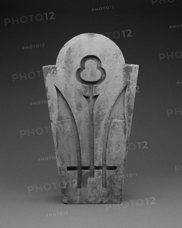 Busby Building, 128 West Lake Street, Chicago, Illinois: Window Keystone, c. 1872. Creator: Unknown.