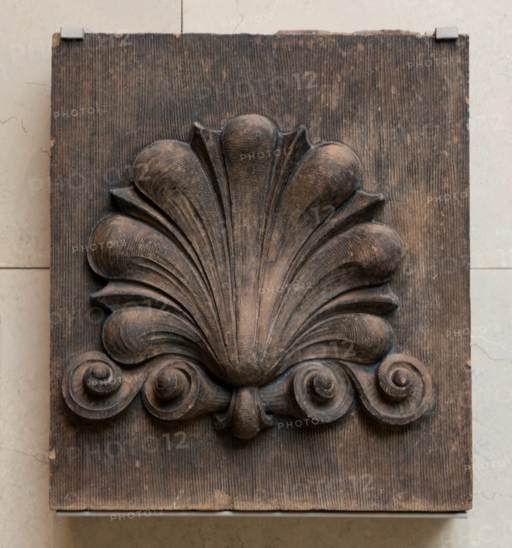 The Fair Store: Block with Central Shell Shape from Facade, 1890/91, addition 1896-97. Creator: William LeBaron Jenney.