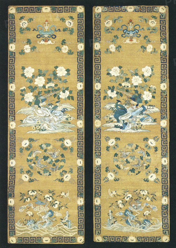 Pair of Chair Panels, China, Qing dynasty (1644-1911), late 17th/early 18th century. Creator: Unknown.