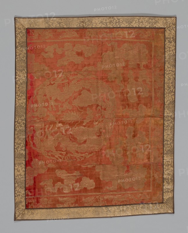 Panel (Furnishing Fabric), China, Edo period (1615-1868), 1775/1825. Creator: Unknown.