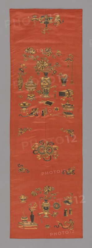 Chair Cover, China, Qing dynasty (1644-1911), 1800/25. Creator: Unknown.
