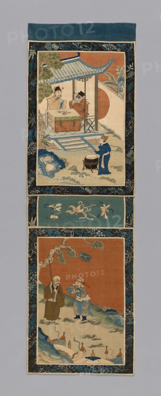 Panel (For a Screen), China, Qing dynasty (1644-1911), 1875/1900. Creator: Unknown.
