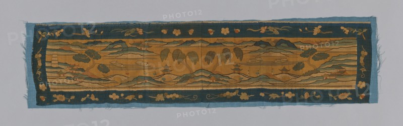 Valance, China, Qianlong Period, Qing dynasty (1644-1911), 1875/1900. Creator: Unknown.