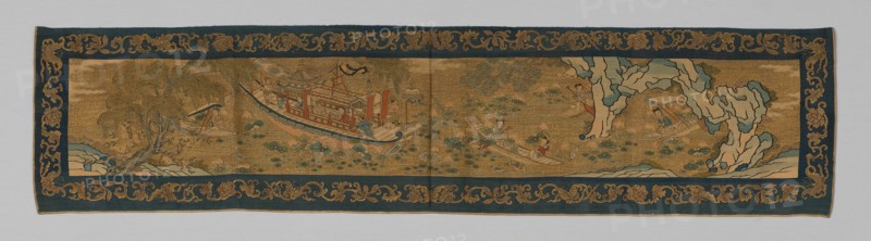 Valance, China, Qing dynasty (1644-1911), 1875/1900. Creator: Unknown.