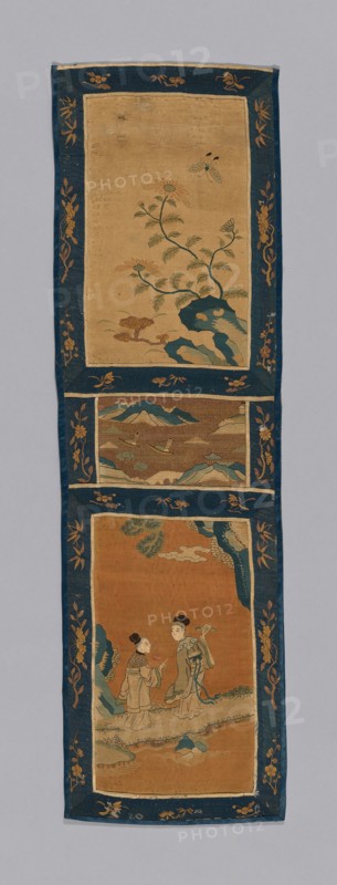 Panel (For a Screen), China, Qing dynasty (1644-1911), 1875/1900. Creator: Unknown.