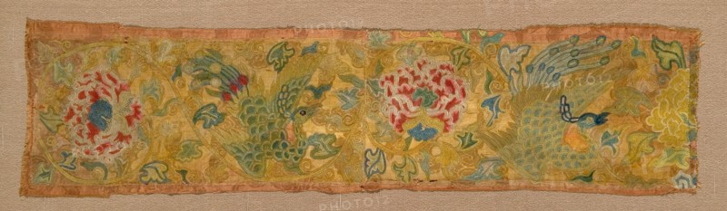 Fragment, China, Yüan dynasty (1279-1368), 14th century. Creator: Unknown.