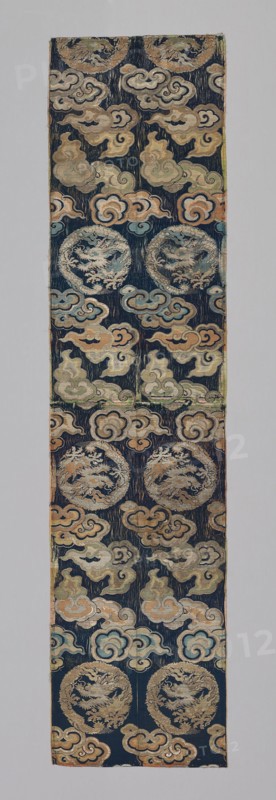 Fragments (Dress Fabric), China, Qing dynasty (1644-1911), (exported to Japan, c. 1750/89), c. 1750. Creator: Unknown.