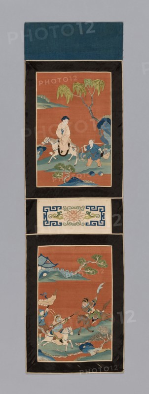 Panel (For a Screen), China, Qing dynasty (1644-1911), 1875/1900. Creator: Unknown.