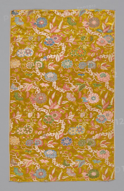 Panel (Dress Fabric), China, Qing dynasty (1644-1911), Mid-18th century. Creator: Unknown.