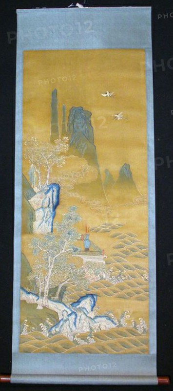 Scroll, China, Qing dynasty (1644-1911), c. 1840. Creator: Unknown.
