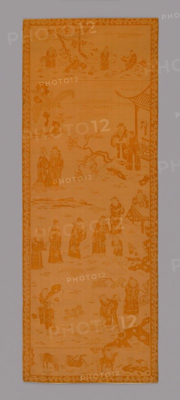 Panel (Furnishing Fabric), China, 18th century, Qing dynasty (1644-1911). Creator: Unknown.