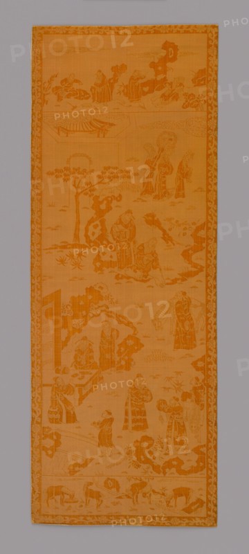 Panel (Furnishing Fabric), China, 18th century, Qing dynasty (1644-1911). Creator: Unknown.