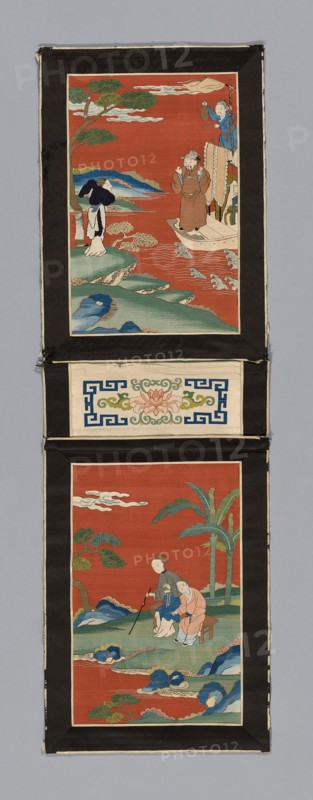 Panel (For a Screen), China, Qing dynasty (1644-1911), 1875/1900. Creator: Unknown.