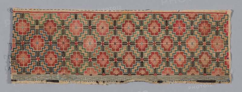 Panel (sleeveband), China, Qing dynasty (1644-1911), 1875/1900. Creator: Unknown.