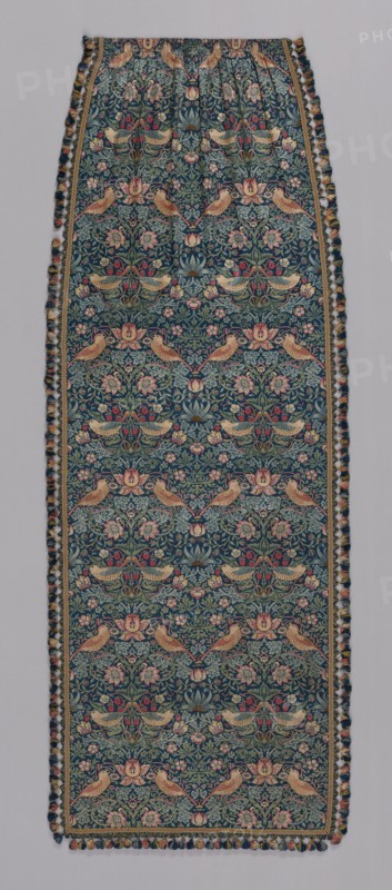 Strawberry Thief (Furnishing Fabric), England, 1883 (produced 1890s). Creator: William Morris.