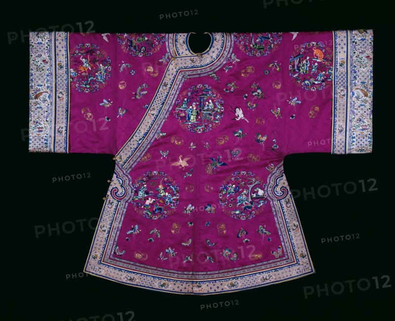 Woman's Ao (Short Robe), China, Qing dynasty (1644-1911), 1870/90. Creator: Unknown.