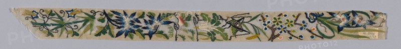 Trimming, China, Qing dynasty(1644-1911), 1850/1900. Creator: Unknown.
