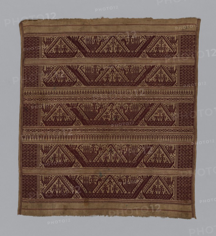 Tampan (Ceremonial Cloth), Indonesia, 19th century. Creator: Unknown.