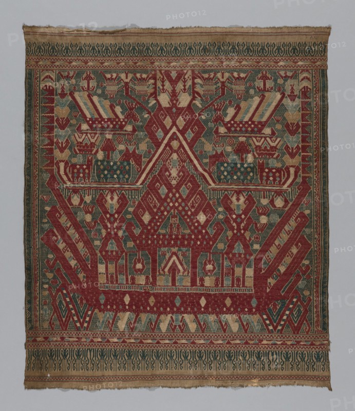 Tampan (Ceremonial Cloth), Indonesia, 19th century. Creator: Unknown.