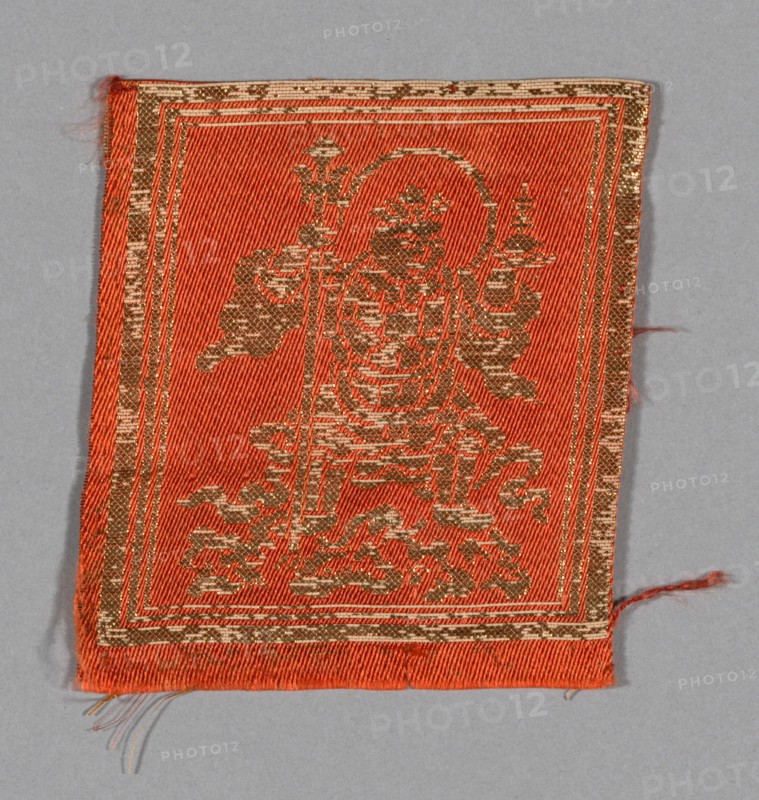Fragment (Shitenno from Kesa), Japan, late Edo period (1789-1868), 1800/25. Creator: Unknown.
