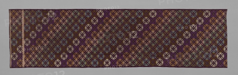 Fragment (From Obi), Japan, Meiji period (1868-1912), 1875/1900. Creator: Unknown.