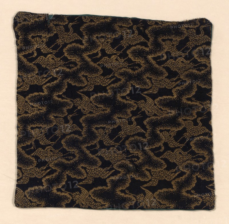 Fragment (from temple mat), Japan, Edo period (1615-1868), 1700/1825. Creator: Unknown.