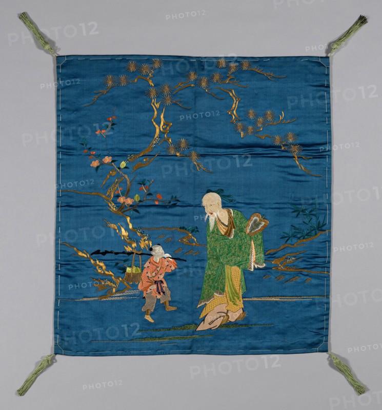 Fukusa (Gift Cover), Japan, Meiji period (1868-1912), late 19th century. Creator: Unknown.