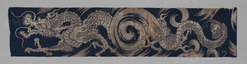 Tobari or Mizuhiki (Temple Banner), Japan, Meiji period (1868-1912), 1801/33. Creator: Unknown.
