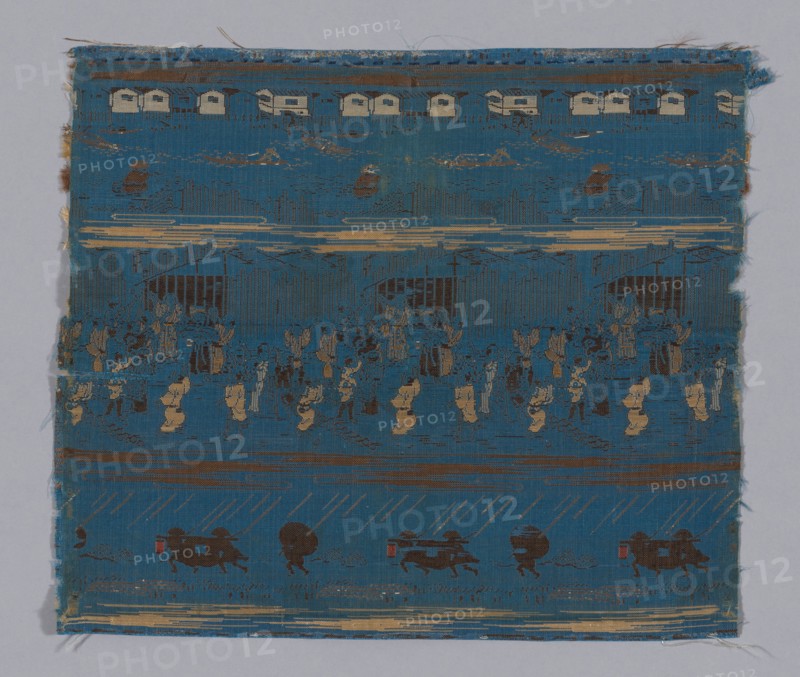 Fragment, Japan, late Edo period (1789-1868)/ Meiji period (1868-1912), 19th century. Creator: Unknown.