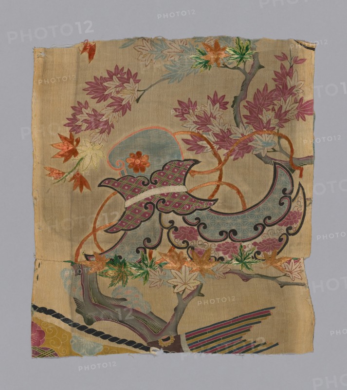 Fragment, Japan, Edo period (1615-1868), 1701/50. Creator: Unknown.