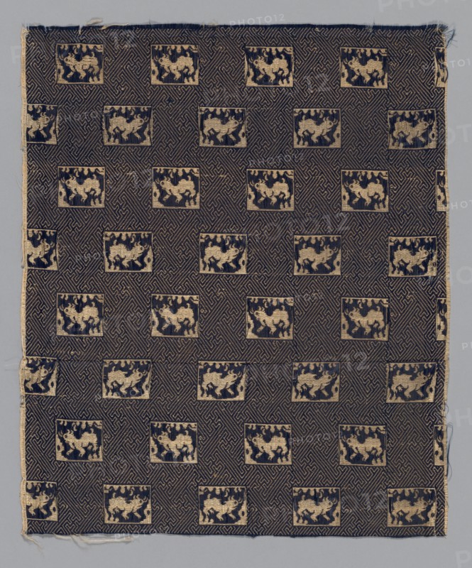 Fragment, Japan, late Edo period (1789-1868)/ Meiji period (1868-1912), 1850/75. Creator: Unknown.