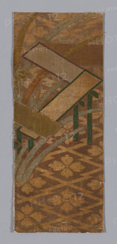 Fragment (from Noh Costume), Japan, Edo period (1615-1868), 1675/1700. Creator: Unknown.