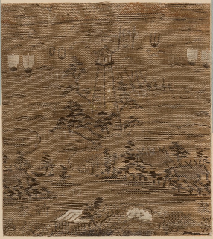 Fragment, Japan, Edo period (1615-1868), 1775/1825. Creator: Unknown.