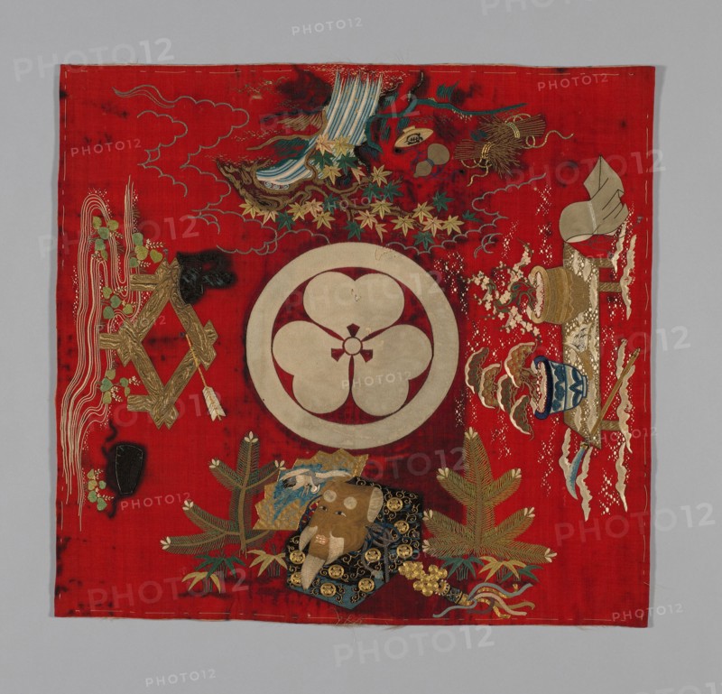 Fukusa (Gift Cover), Japan, Edo period (1615-1868), late 18th century. Creator: Unknown.