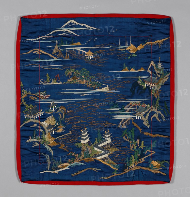 Fukusa (Gift Cover), Japan, late Edo period (1789-1868), early 19th century. Creator: Unknown.