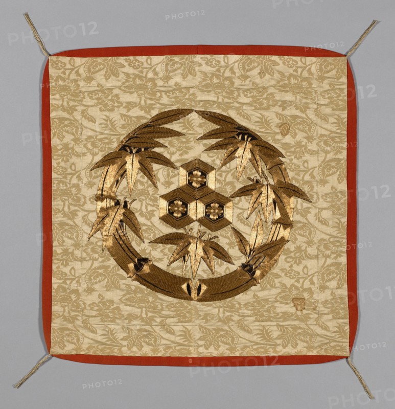 Fukusa (Gift Cover), Japan, Appliqued fabric: Edo period (1615-1868), late 18th century... Creator: Unknown.