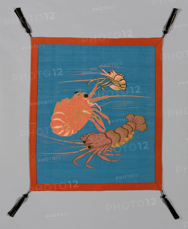 Fukusa (Gift Cover), Japan, late Edo period (1789-1868)/ Meiji period (1868-1912), 19th century. Creator: Unknown.