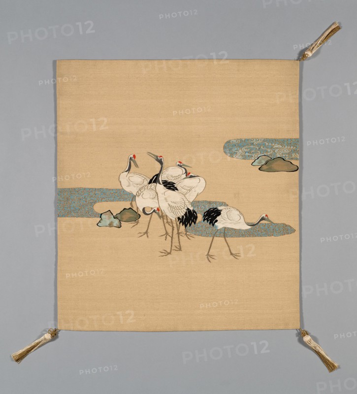 Fukusa (Gift Cover), Japan, late Edo period (1789-1868)/ Meiji period (1868-1912), 19th century. Creator: Unknown.
