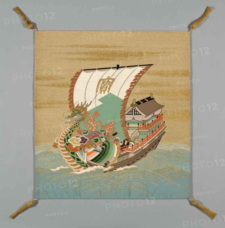 Fukusa (Gift Cover), Japan, late Edo period (1789-1868)/ Meiji period (1868-1912), 19th century. Creator: Unknown.