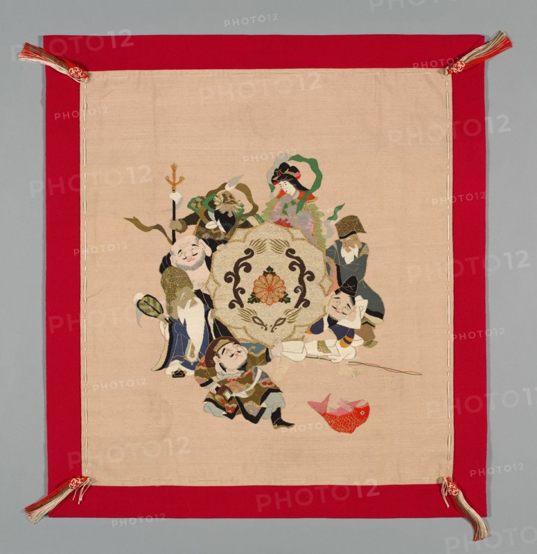 Fukusa (Gift Cover), Japan, late Edo period (1789-1868)/ Meiji period (1868-1912), 19th century. Creator: Unknown.