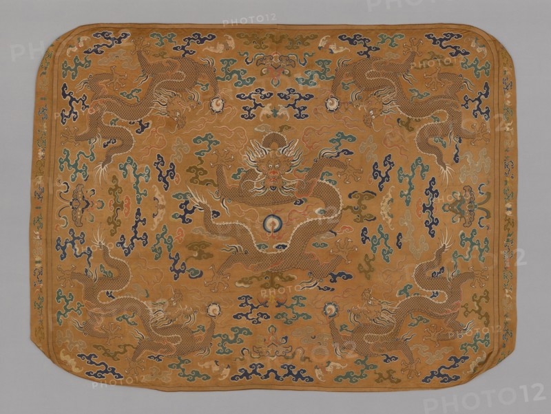 Cushion Cover, China, Qing dynasty (1644-1911), 1720/50. Creator: Unknown.