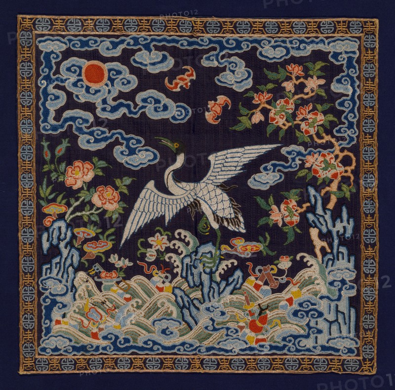 Buzi (Court Rank Badge), China, Qing dynasty (1644-1911), 1850/75. Creator: Unknown.
