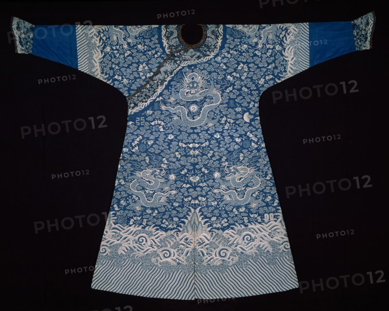 Emperor's Jifu (Semiformal Court Robe), China, Qing dynasty (1644-1911), 1825/50. Creator: Unknown.